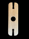 White oak wine glass holder